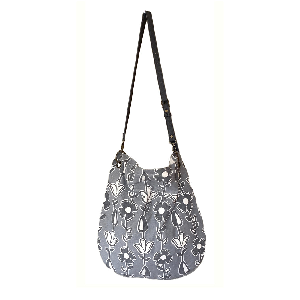 Grey on sale hobo handbag