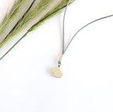 Oval Leaf Drop Necklace