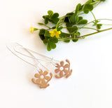 Wide Daisy Hook Earrings