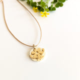 Wide Daisy and Disc Necklaces