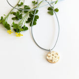 Wide Daisy and Disc Necklaces