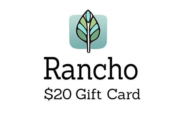 $20 Rancho Gift Card