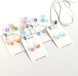 Dotted Glass Necklaces